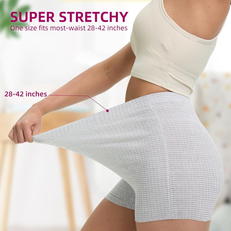 HeTaiDa Postpartum Disposable Underwear, C-Section Underwear for Women, High Waist Maternity Panties, Latex-Free, Super Breathable & Soft, High Stretchable, 8 Count Grey - Image 2